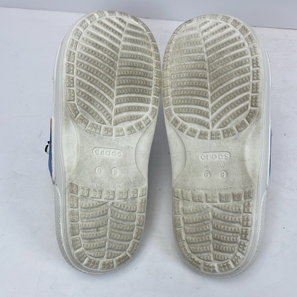 Classic Crocs women’s size 8 Solarized Sandal white tie dye slides - Picture 7 of 9